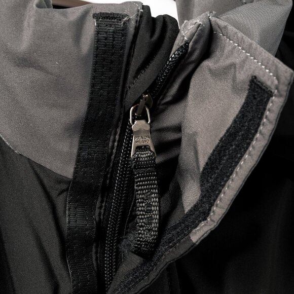 Prada Gore-Tex Black & Grey Down-Filled Winter Jacket - Picture 4 of 16